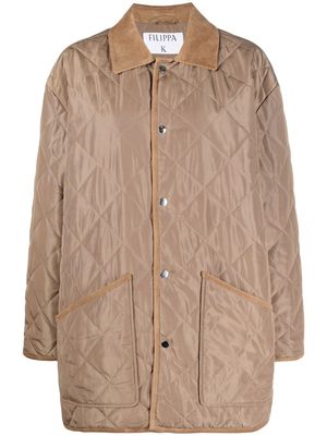 Filippa K quilted buttoned jacket - Neutrals