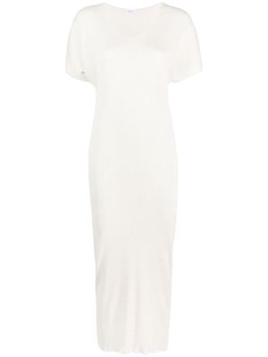 Filippa K Reyna fitted knit maxi dress - White