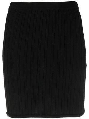 Filippa K ribbed-knit mini skirt - Black