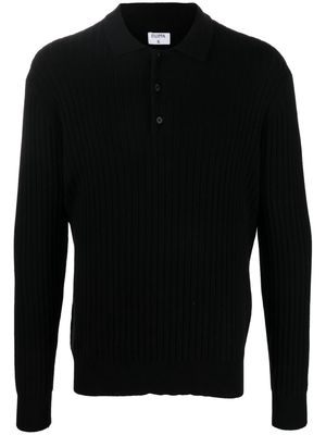 Filippa K ribbed-knit polo shirt - Black