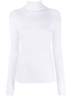 Filippa K ribbed-knit roll-neck top - White