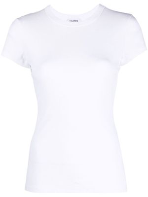 Filippa K ribbed-knit short-sleeved T-shirt - White
