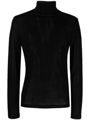 Filippa K roll neck jersey sweatshirt - Black