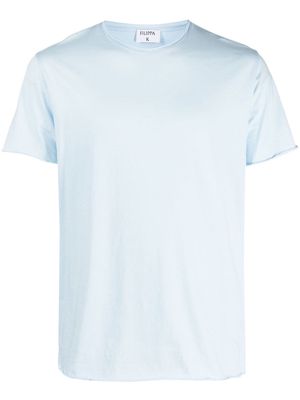 Filippa K rolled-trim short-sleeve T-shirt - Blue