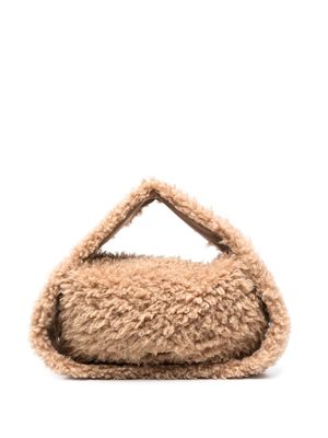 Filippa K round-shape faux-fur tote bag - Neutrals