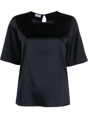 Filippa K short-sleeved silk T-shirt - Blue