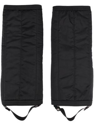 Filippa K Soft Sport zip-up padded legwarmers - Black