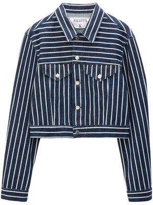 Filippa K striped denim jacket - Blue
