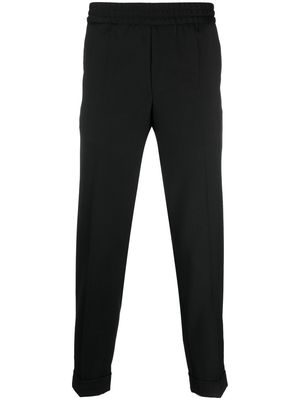 Filippa K Terry cropped tapered trousers - Black