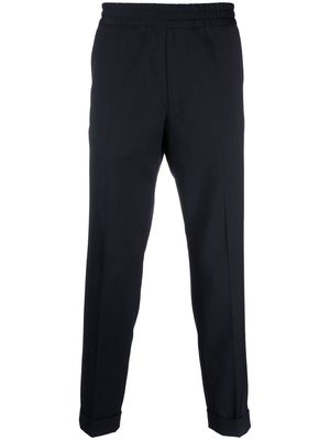 Filippa K Terry cropped tapered trousers - Blue