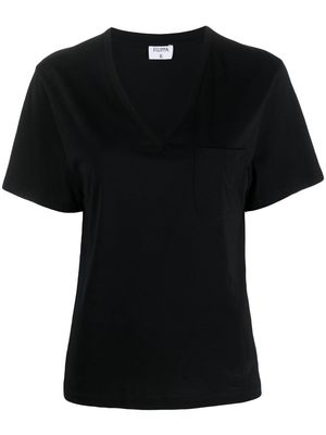 Filippa K V-neck cotton T-shirt - Black