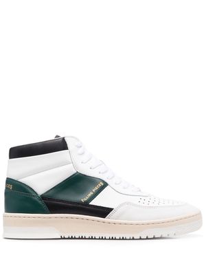 Filling Pieces colour-block panelled sneakers - White