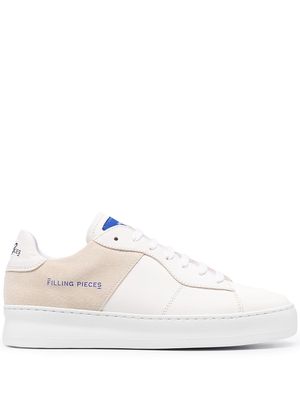 Filling Pieces low-top lace-up trainers - White