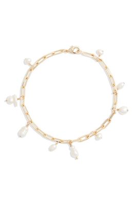 Filosophy Claire Baroque Freshwater Pearl Chain Bracelet in Natural