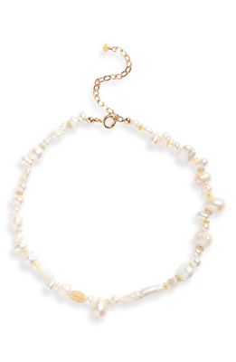 Filosophy Mikola Baroque Freshwater Pearl Bracelet in Pearl/Opal