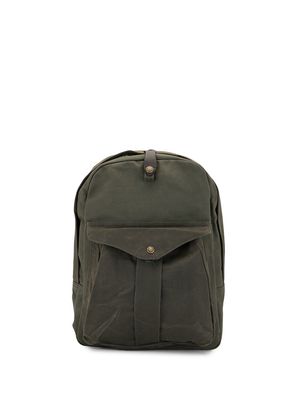 Filson distressed-effect cotton backpack - Green