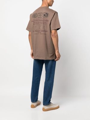 Filson logo-print cotton T-shirt - Brown