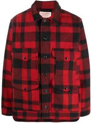 Filson Mackinaw Cruiser wool shirt jacket - Red