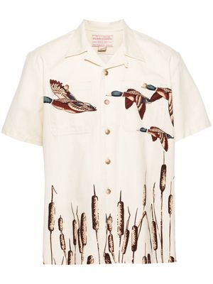 Filson Mallard-print cotton shirt - Neutrals