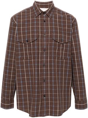 Filson plaid-check cotton shirt - Brown