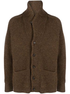 Filson shawl-collar ribbed cardigan - Brown