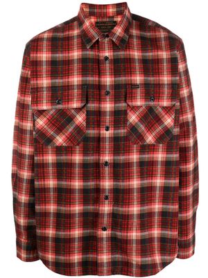 Filson tartan-print cotton shirt - Red