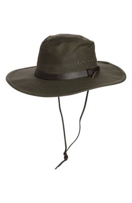 Filson Tin Cloth Bush Hat in Otter Green