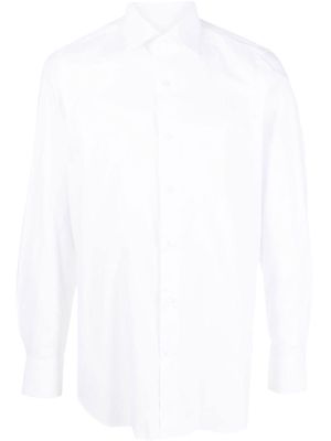 Finamore 1925 Napoli button-down poplin shirt - White