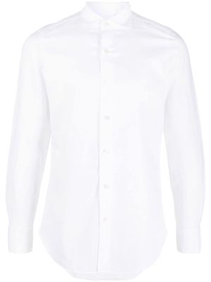 Finamore 1925 Napoli linen-cotton blend shirt - White