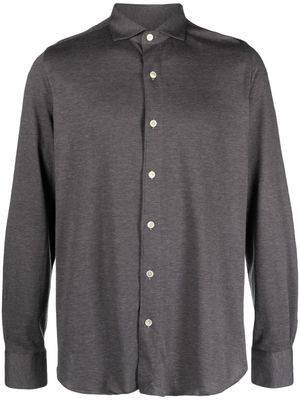 Finamore 1925 Napoli long-sleeve cotton shirt - Grey
