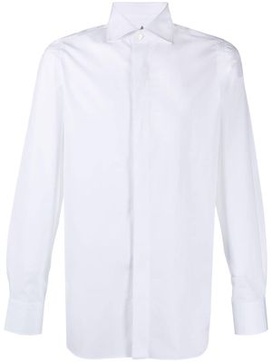 Finamore 1925 Napoli long-sleeve poplin shirt - White