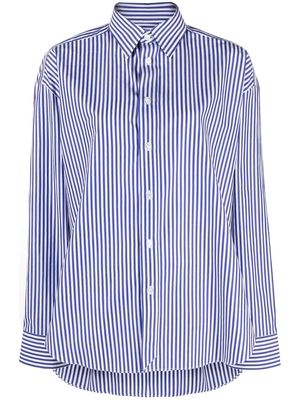 Finamore 1925 Napoli Oriana stripe-print shirt - Blue