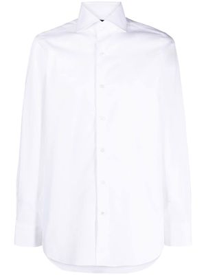 Finamore 1925 Napoli plain cotton shirt - White
