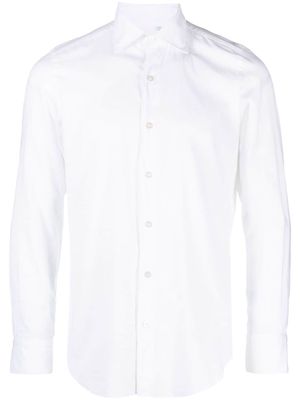 Finamore 1925 Napoli Tokyo long-sleeve cotton shirt - White