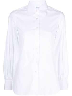 Finamore 1925 Napoli Vanessa long-sleeve cotton shirt - White