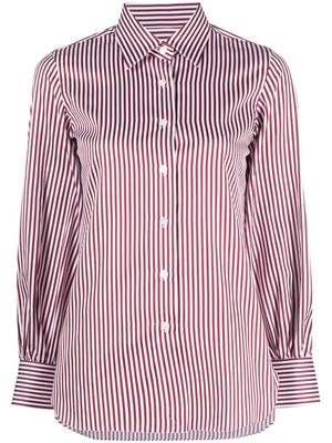 Finamore 1925 Napoli Vanessa striped cotton shirt - Red