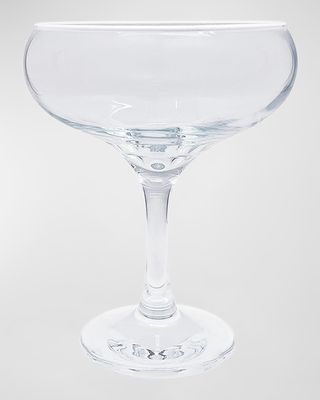 Fine Line Clear Coupe Glasses, Set of 4