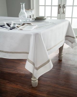 Fino Linen Tablecloth, 72" x 108"