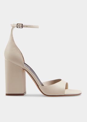 Fiona Leather Ankle-Strap Sandals