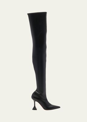 Fiona Leather Over-The-Knee Boots