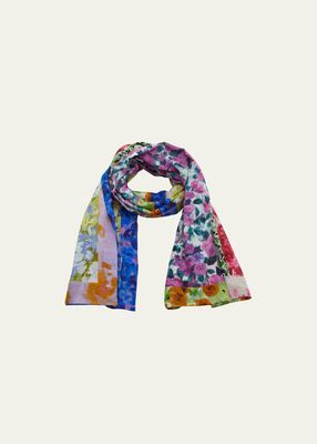 Fiona Multi-Floral Printed Scarf