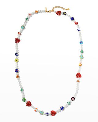 Fiore Beaded Rope Necklace