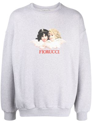 Fiorucci Angels logo print sweatshirt - Grey