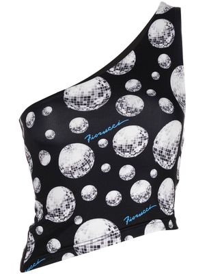 Fiorucci discoball-print sleeveless top - Black