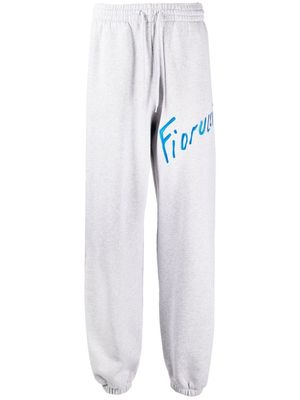 Fiorucci embroidered logo track pants - Grey