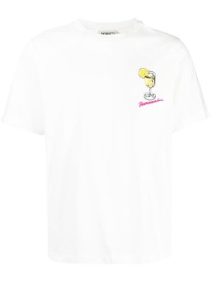 Fiorucci graphic-print logo T-shirt - White