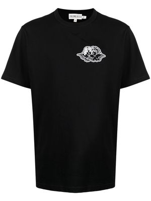 Fiorucci Icon Angels organic cotton T-shirt - Black