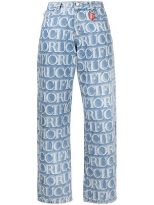 Fiorucci Laser Monogram Patti jeans - Blue