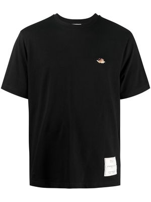 Fiorucci logo patch t-shirt - Black