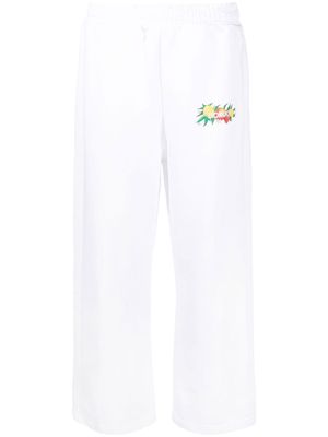 Fiorucci logo-print track pants - White